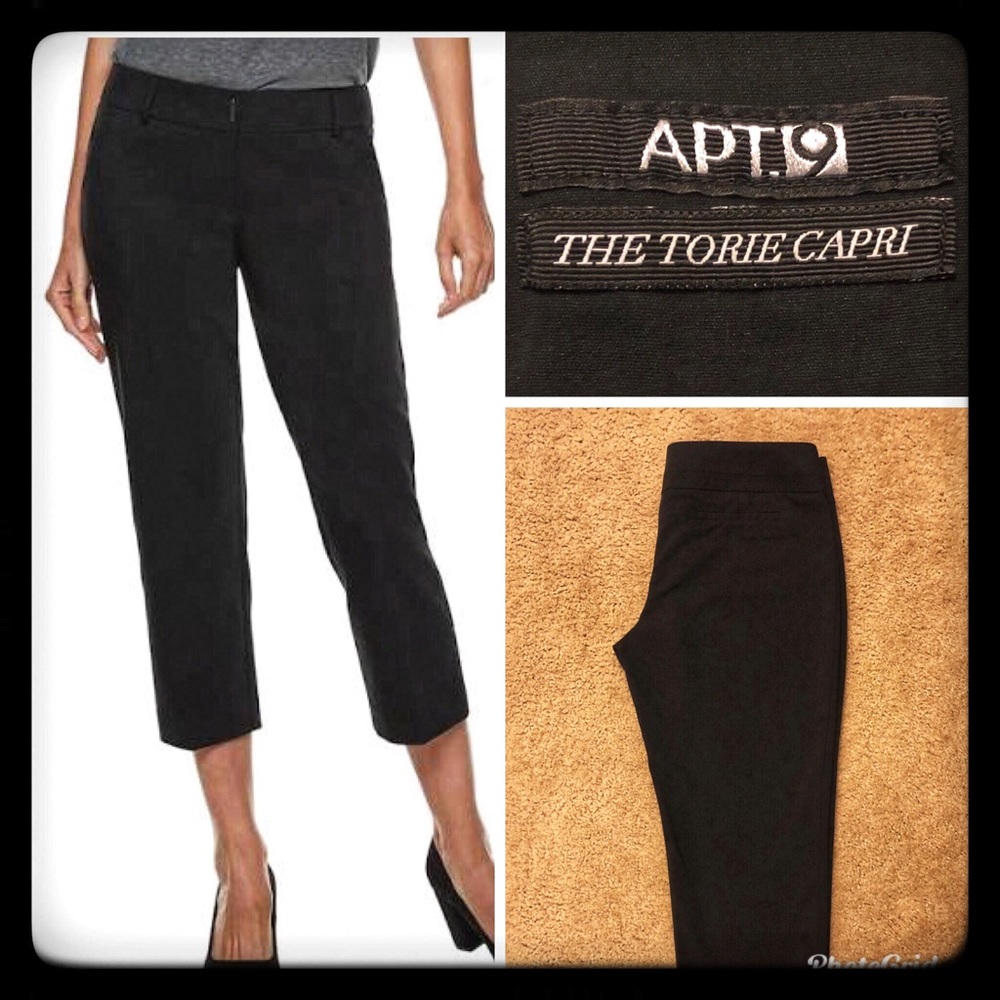 Apt. 9 Black Capris